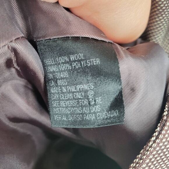 Tahari‎ ASL Women's Brown Plaid Blazer Jacket Size 2 Petite - Picture 4 of 5